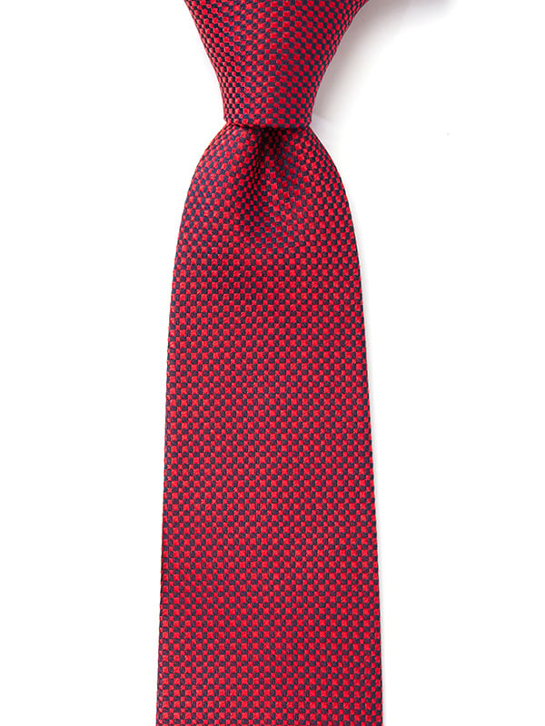 Campania Structure Medium Maroon Silk Tie