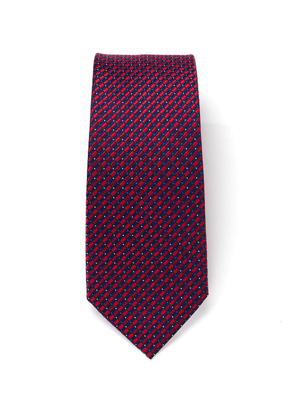 Campania Structure Medium Maroon Silk Tie