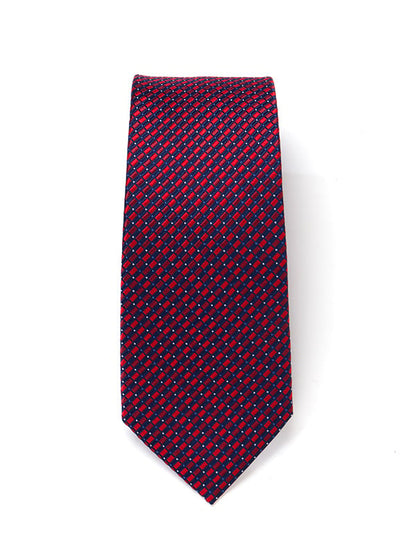 Campania Structure Medium Maroon Silk Tie