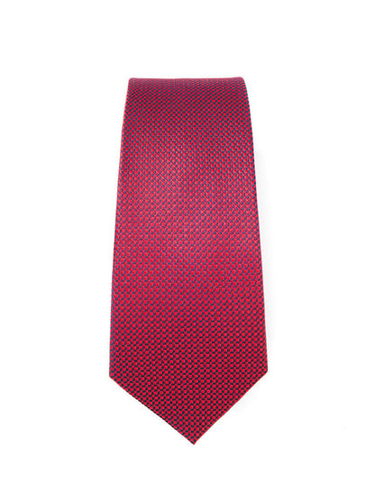 Campania Structure Medium Maroon Silk Tie