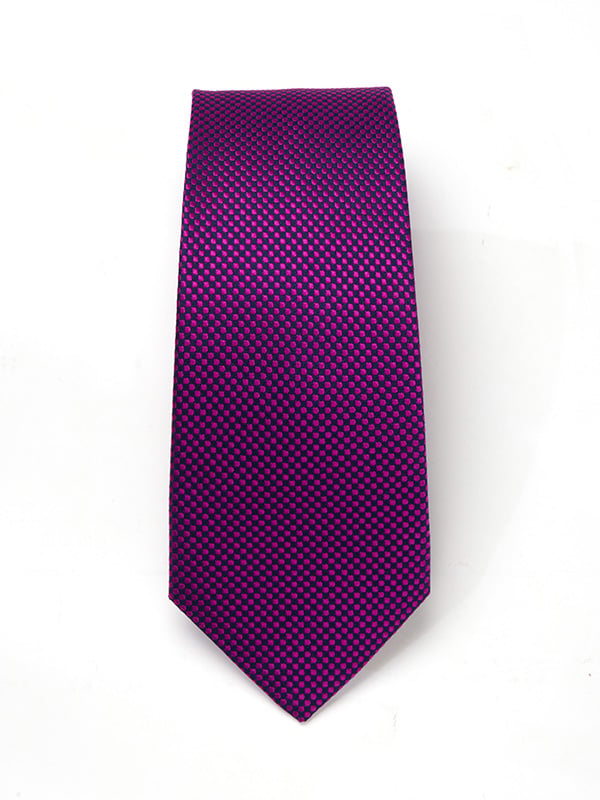 Campania Structure Medium Purple Silk Tie