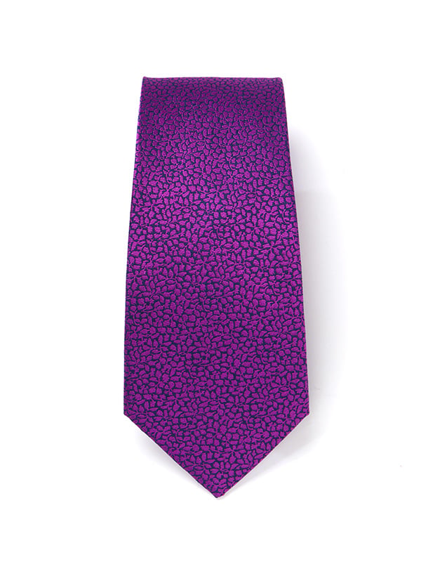 Campania Structure Medium Purple Silk Tie