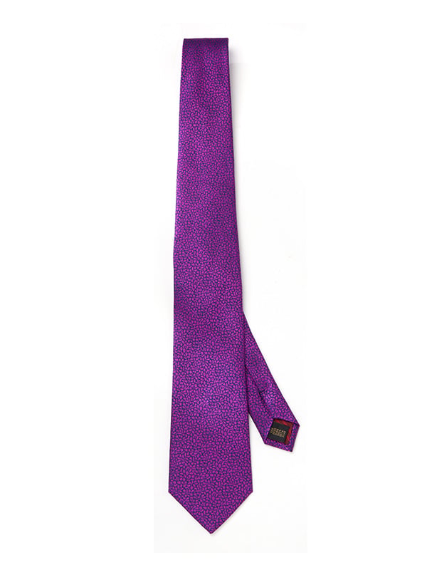 Campania Structure Medium Purple Silk Tie