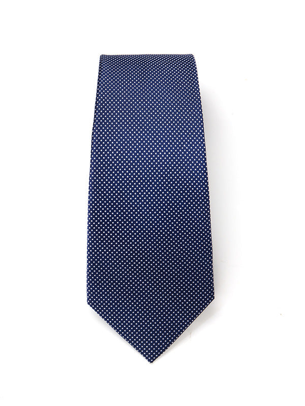 Campania Structure Navy Silk Tie