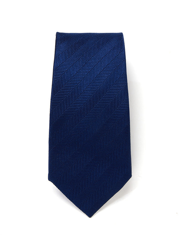 Campania Structure Navy Silk Tie
