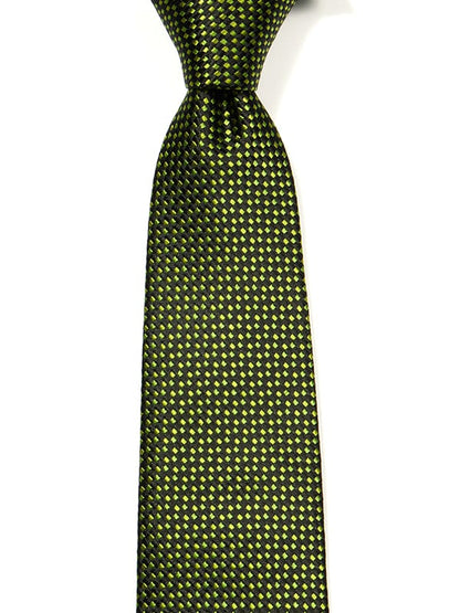 Campania Structure Solid Dark Green Silk Tie