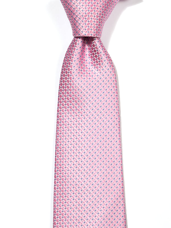 Campania Structure Solid Dark Pink Silk Tie
