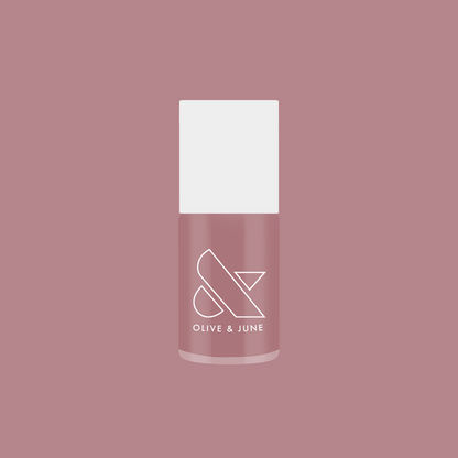 Olive and June Can I Borrow A Sweater? gel polish bottle in mauve jelly shade for mani or manicure use