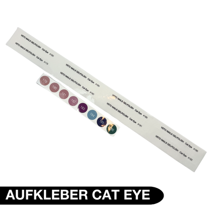CAT EYE GEL POLISH AUFKLEBER SET