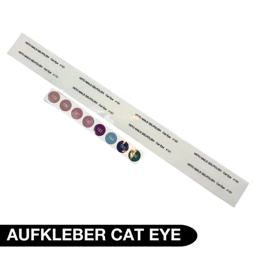 CAT EYE GEL POLISH AUFKLEBER SET