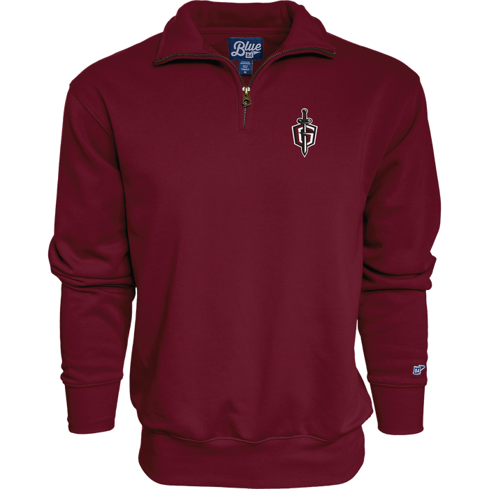 CCQZ Mini Mascot Crest Emb Garnet