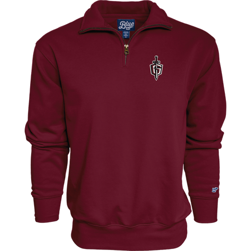 CCQZ Mini Mascot Crest Emb Garnet