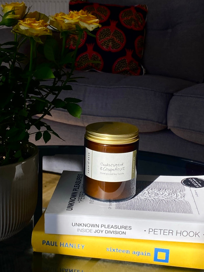 Cedarwood Grapefruit Soy Wax Candle