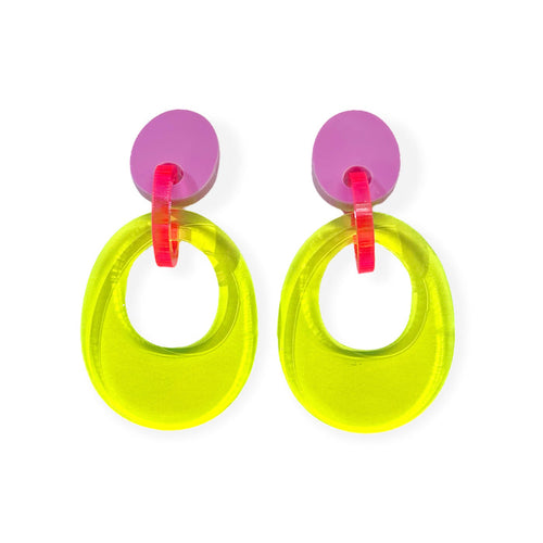 CELEBRATE MINI - Pink/neon pink/neon yellow