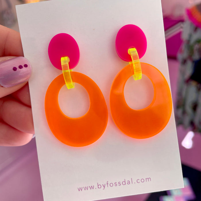 CELEBRATE "Too Loud" MINI - hot pink/neon yellow/neon orange