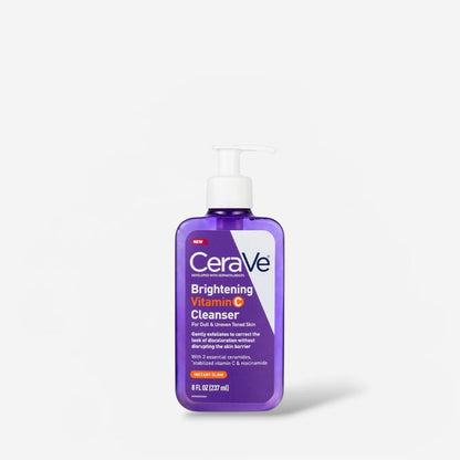 Cerave Brightening Vitamin C Cleanser 237ml غسول سيرافي لتفتيح البشرة بفيتامين سي - Princess Cosmetics Qatar