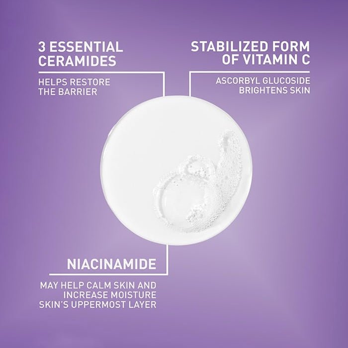 Cerave Brightening Vitamin C Cleanser 237ml غسول سيرافي لتفتيح البشرة بفيتامين سي - Princess Cosmetics Qatar