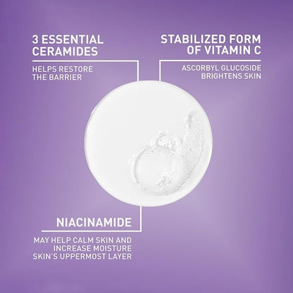 Cerave Brightening Vitamin C Cleanser 237ml غسول سيرافي لتفتيح البشرة بفيتامين سي - Princess Cosmetics Qatar