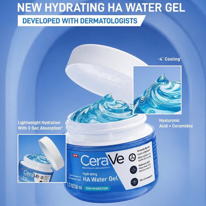 Cerave Hydrating Hyaluronic Acid Water Gel 48g جل سيرافي المائي المرطب بحمض الهيالورونيك - Princess Cosmetics Qatar