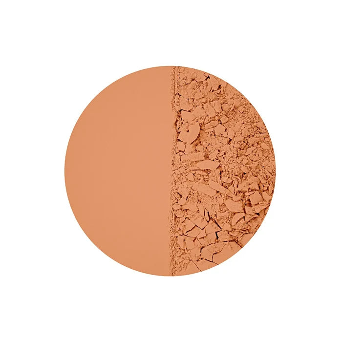 Charlotte Tilbury Airbrush Flawless Finish Setting Powder in 3 Tan, new in box, with a sleek compact and smooth powder surface.