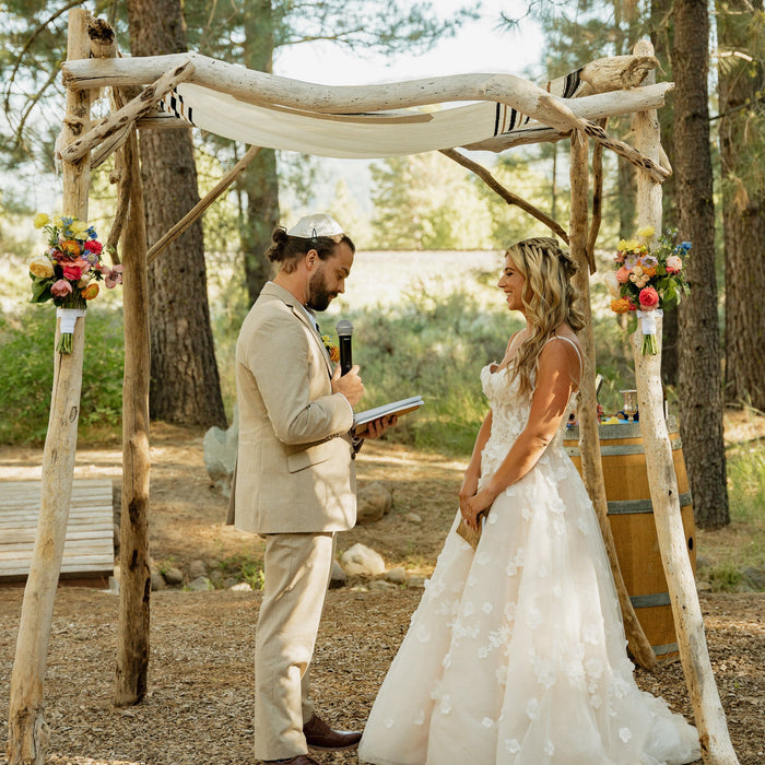Charmingly Vibrant Forest Wedding