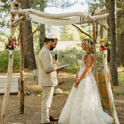 Charmingly Vibrant Forest Wedding
