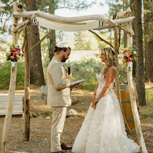 Charmingly Vibrant Forest Wedding