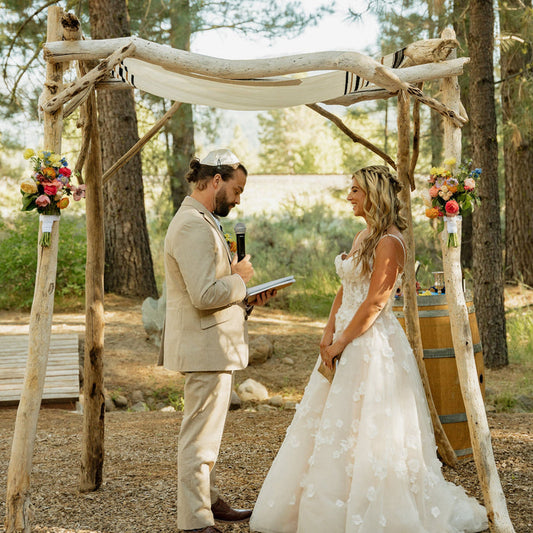 Charmingly Vibrant Forest Wedding