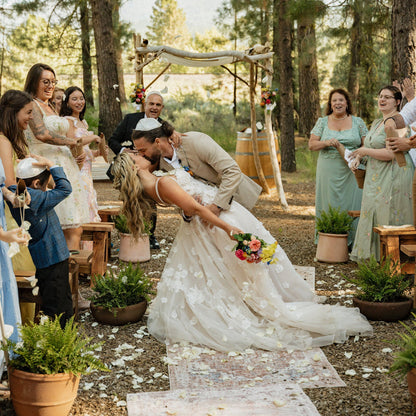 Charmingly Vibrant Forest Wedding