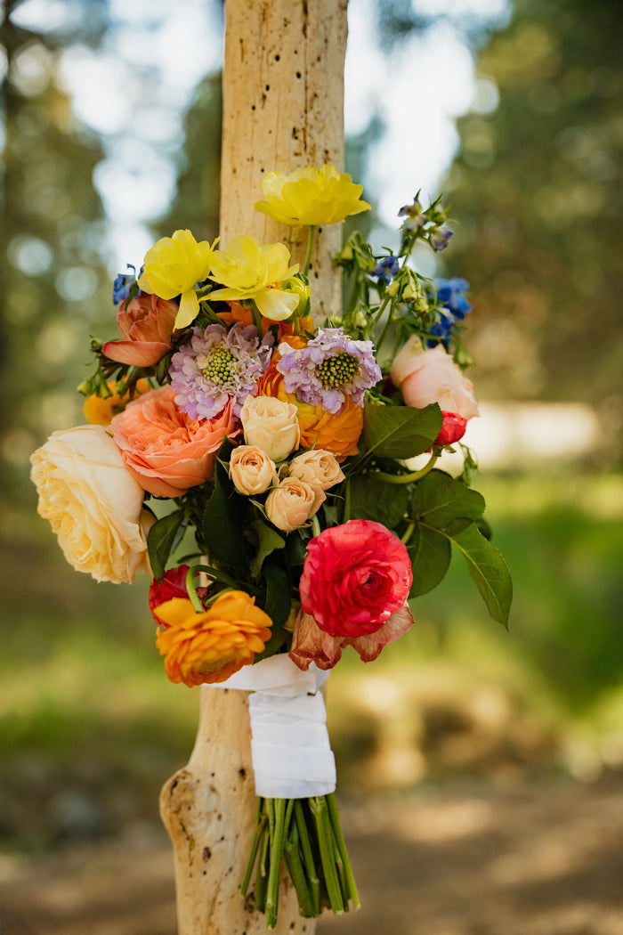 Charmingly Vibrant Forest Wedding