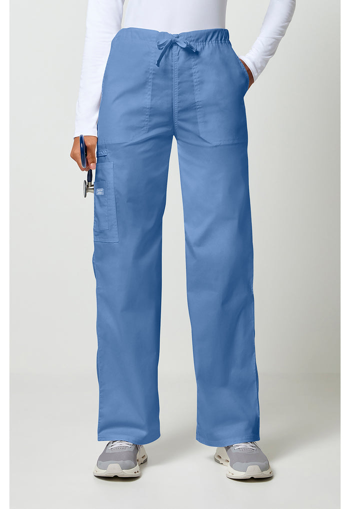Cherokee Workwear Core Stretch Unisex Drawstring Cargo Scrub Pants