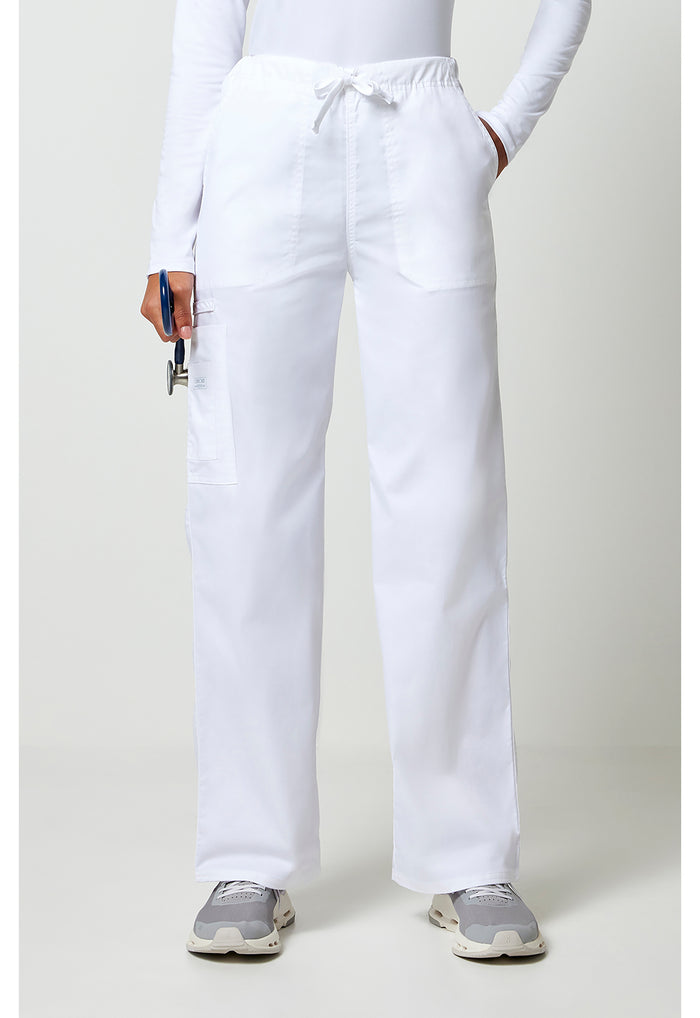 Cherokee Workwear Core Stretch Unisex Drawstring Cargo Scrub Pants