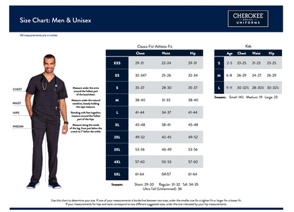 Cherokee Workwear Revolution Mens Fly Front Scrub Pants