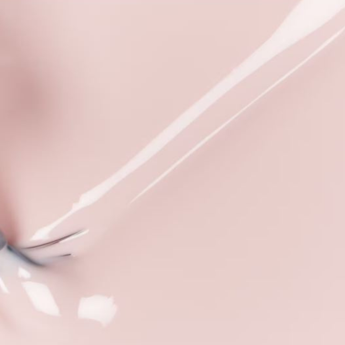 43123 China Glaze Light As Lace 14ml Nail Polish | Close-up of a pink nail varnish with a white line running through it