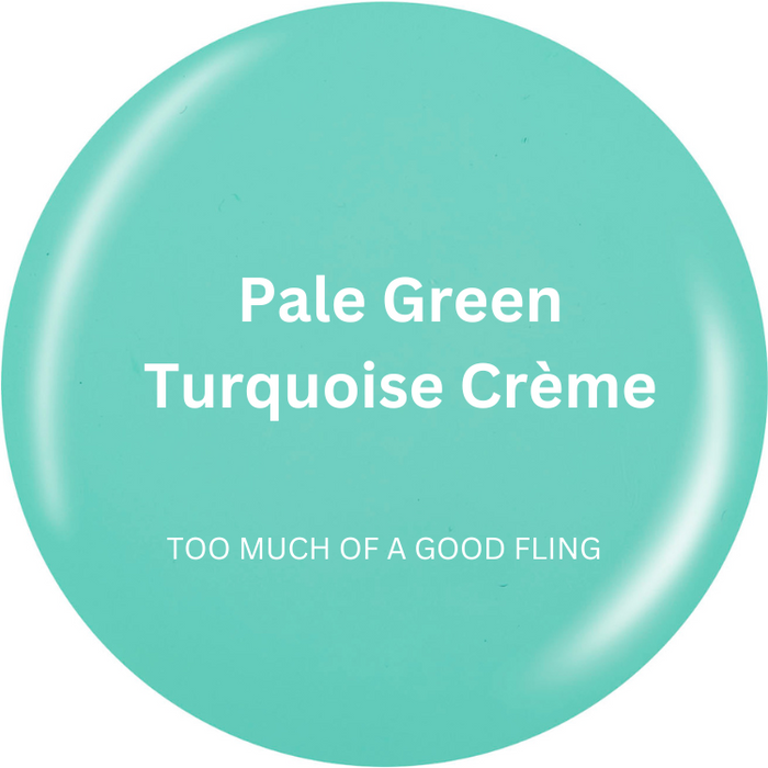 Pale Turquoise / Too Much Of A Good Fling