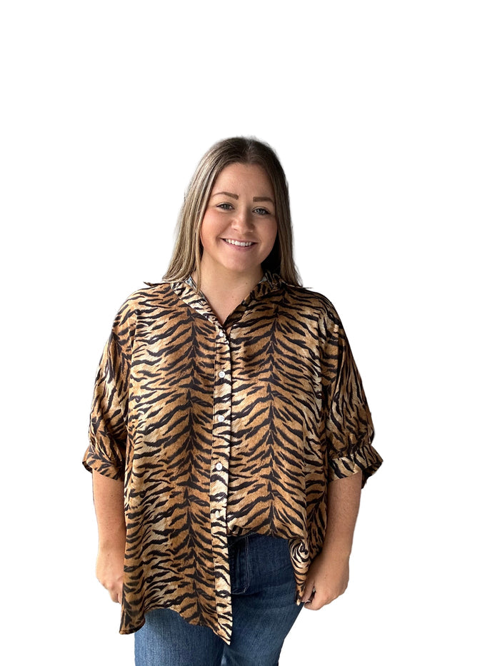 Classiest Tiger Blouse