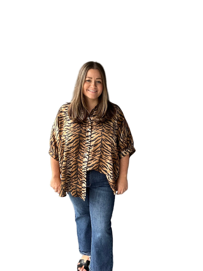 Classiest Tiger Blouse