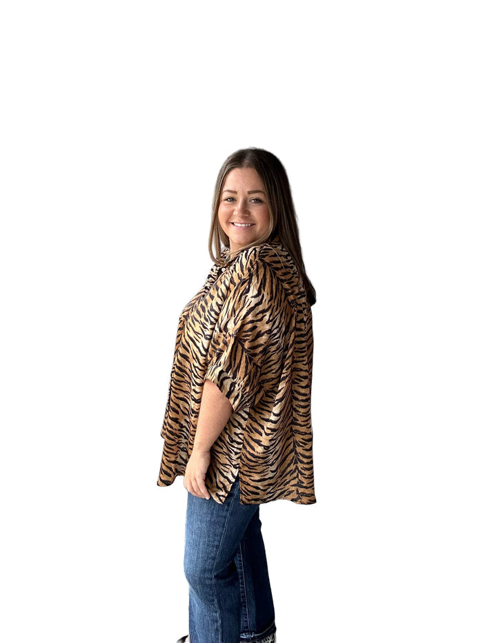 Classiest Tiger Blouse