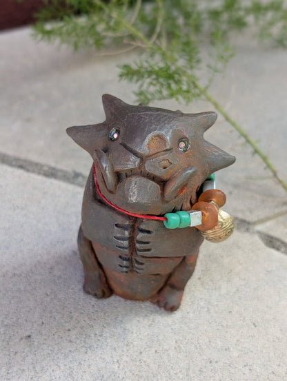 COLD CAST IRON 3.5" EFFIGY FINISHED FIGURE