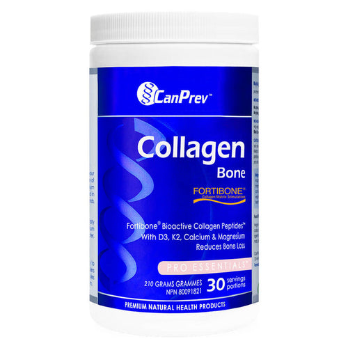 Bottle of CanPrev Collagen Bone Powder 210 Grams