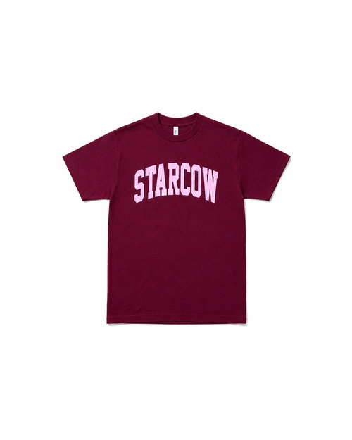 College Tee Burgundy Blush