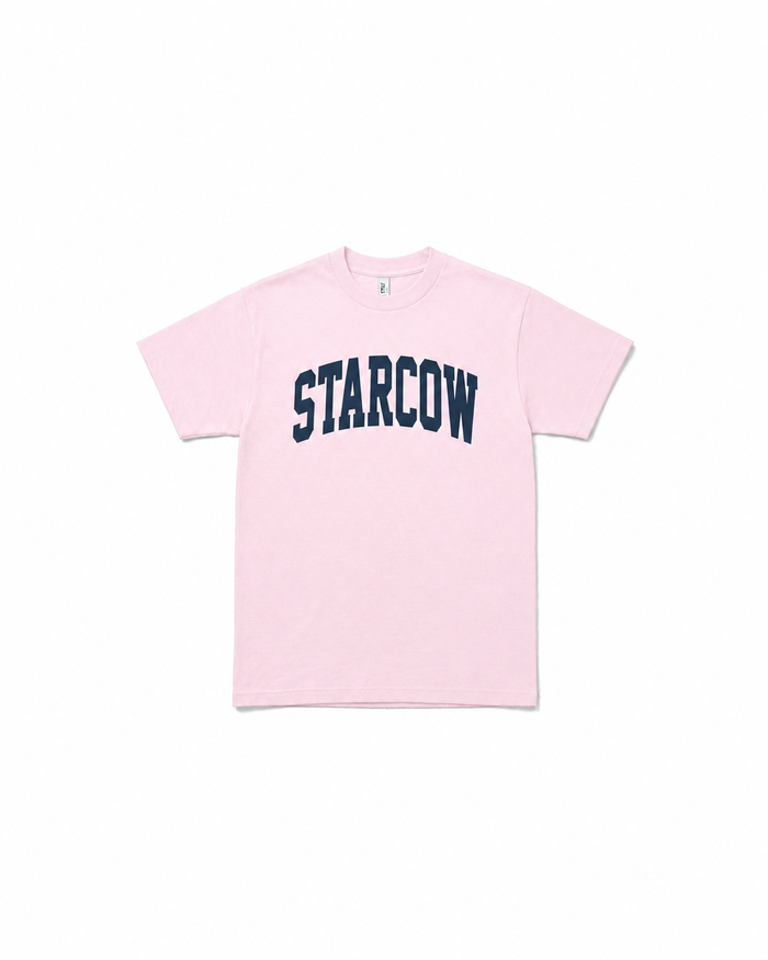 College Tee Powder Pink