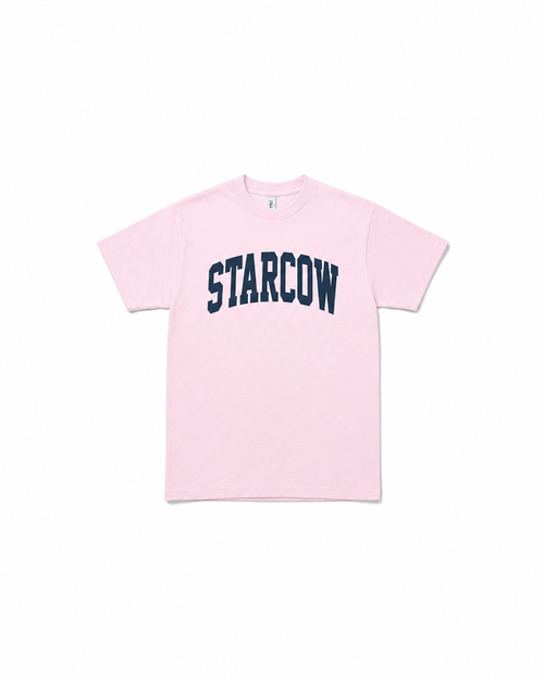 College Tee Powder Pink