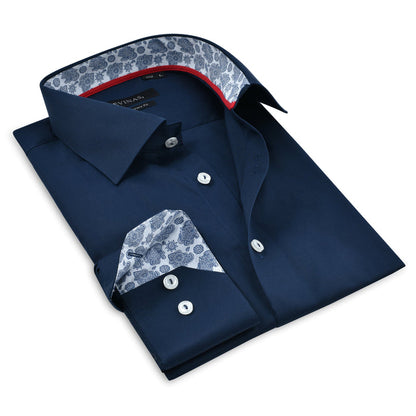 Contrast Collar Button-Up Shirt // Contemporary Fit - Final Sale