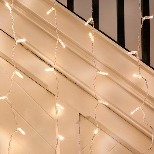 Core Connect 14m x 1m 672 Warm White Connectable Curtain Lights Clear Cable