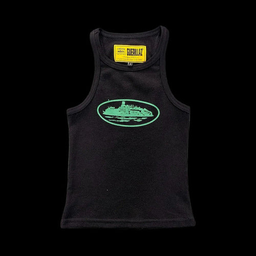 Corteiz Alcatraz Women's Tank Top Black/Green