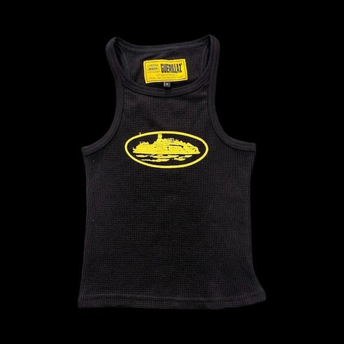 Corteiz Alcatraz Women's Tank Top Black/Yellow