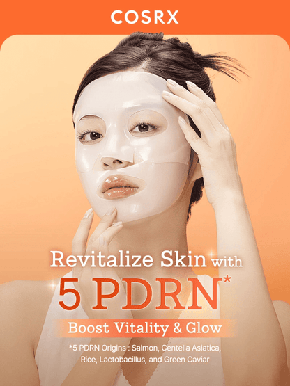 Cosrx 5 PDRN Hyaluronic Acid Vital Hydrating Hydrogel Mask (1 Sheet) قناع هيدروجيل مرطب حيوي بحمض الهيالورونيك من كوسركس 5 PDRN - Princess Cosmetics Qatar