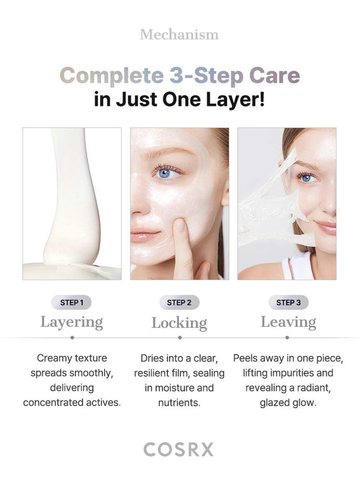 Cosrx PDRN Exosome Skinplaning Glaze Mask 50ml كوسركس قناع تلميع البشرة من إكسوزوم PDRN - Princess Cosmetics Qatar