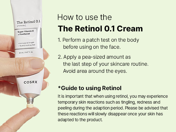 Cosrx The Retinol 0.1 Cream with Super Vitamin E + Panthenol
